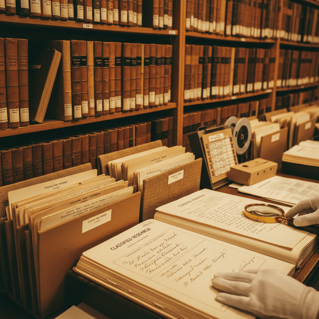 Organização de pesquisa e acervo acadêmico